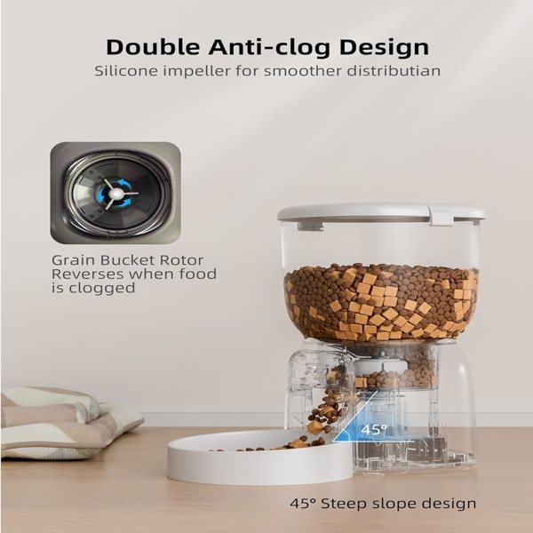 Automatic Cat Feeder - WiFi Cat Food Dispenser With APP Control - FBA Shipping, Amazon Ban