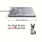 Luxury Pet Dog Bed Long Plush Cozy Warm Sleeping Beds For Small Large Dogs Washable Anti-Slip Kennel House Mats Pets Supplies