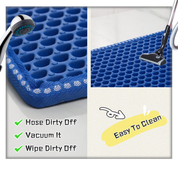 Double-layer Rice Cat Litter Mat