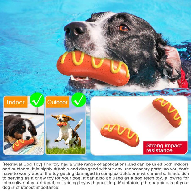 PPOKEl Dog Chew Toys Aggressive- Chaewers.Indestructible Dog Toy For Aggressive Chewer,Tough Chew Toys For Dogs  Rubber  Orange Plain