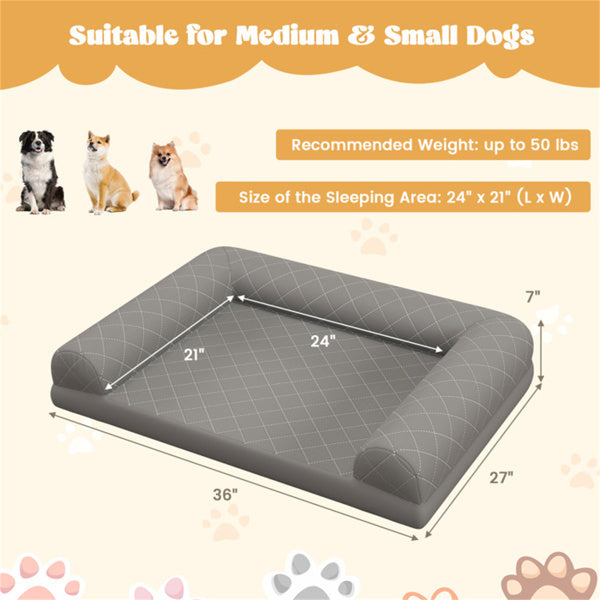 36 Inch Orthopedic Dog Bed, Amazon Shipping, WALMART Prohibited From Sale, Not Shipped On Weekends