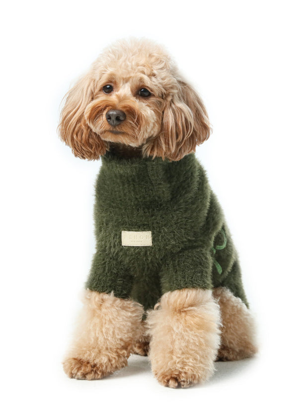 Eskimo Fuzzy Sweater - Green