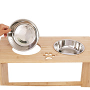 Elevated Dog Bowl Rack For Medium-sized Dogs