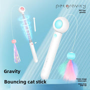 Retractable Laser Cat Stick Toys Cat Toy BallsKitten Playing Cat Laser Teaser Wand  ABS  PPMaterial   Safe And None Toxic, Universalinteractive Toy